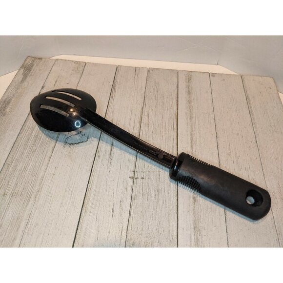 Oxo Good Grips Nylon Plastic Spoon Slotted Black Handle 12" - Picture 5 of 8